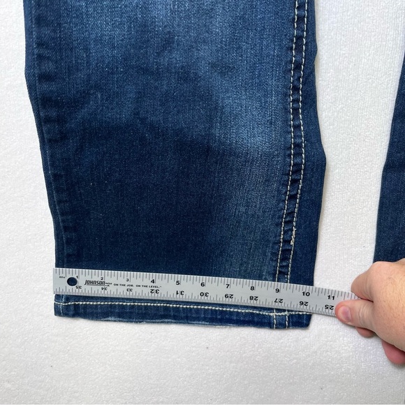 Lane Bryant Bootcut Denim Jeans Womens 18W Plus Blue Stretch Faded Comfy 2594 - Picture 6 of 9